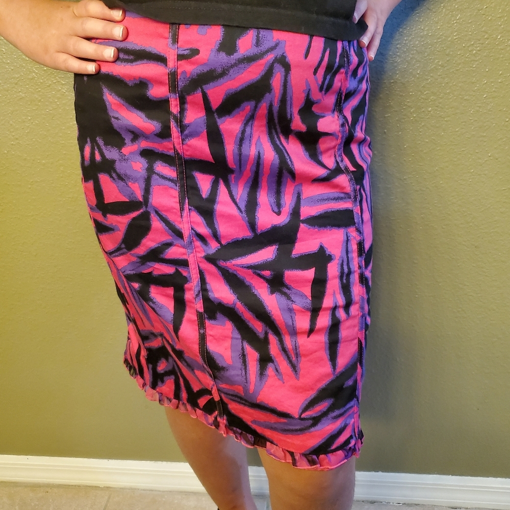Multicolor Pink Cato skirt - size 8